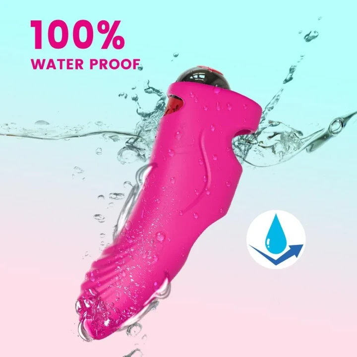 Wibrator do stymulacji G z 9 trybami wibracji, różowy, wodoodporny - Aurora Pink