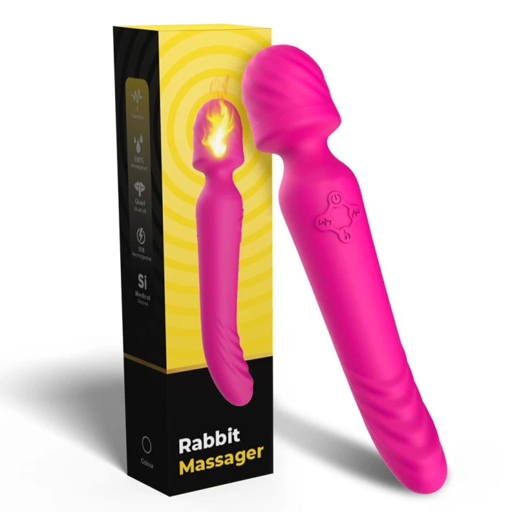 Masażer wibracyjny Mission Pink z silikonu medycznego, wodoodporny, 9 trybów wibracji