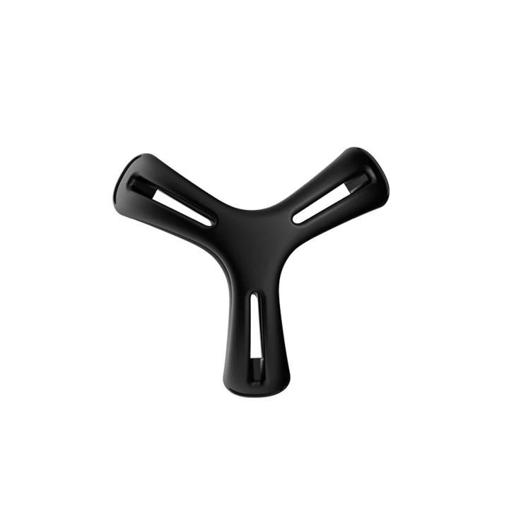 Rozciągliwy pierścień erekcyjny w kolorze czarnym, silikon medyczny, intensyfikacja przyjemności