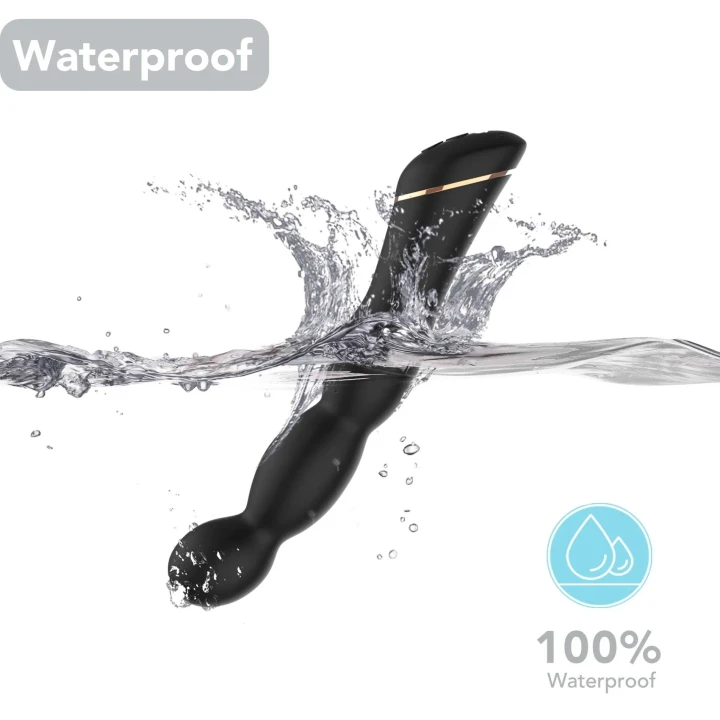 Wibrator do stymulacji punktu G, ergonomiczny, 9 trybów wibracji, czarny