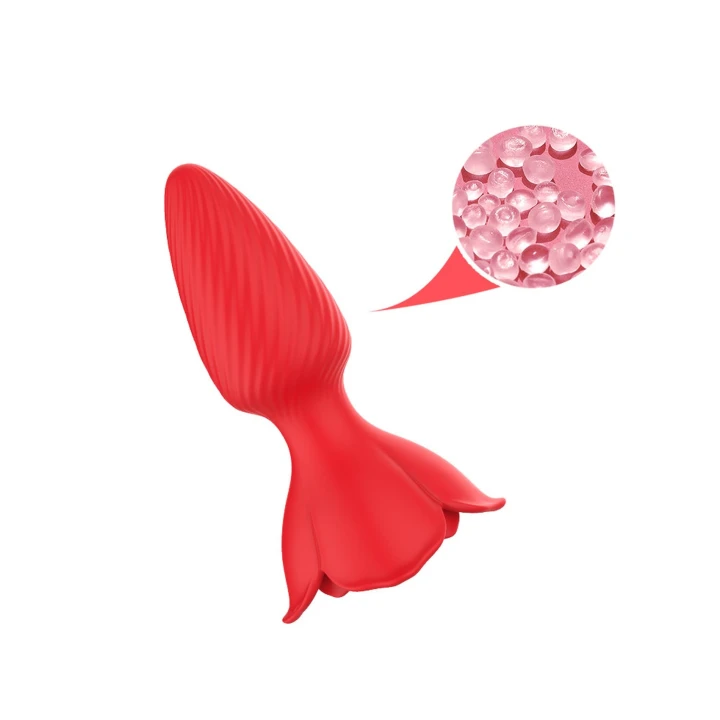 Innowacyjny analny plug z silnymi wibracjami, medyczny silikon, wodoodporny, 9 trybów