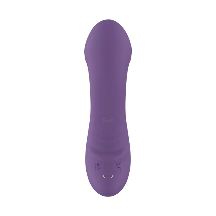 Wibrator mini z funkcją thrustingu - ergonomiczny, kompaktowy, ładowany przez USB