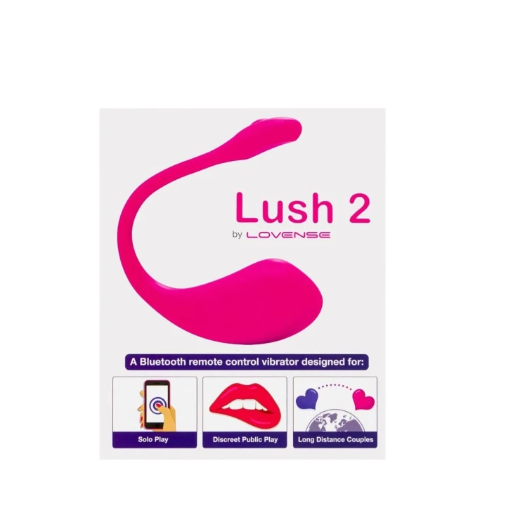 Zdalnie sterowany wibrator Bluetooth Lovense Lush 2, wodoodporny, 18cm, 4x mocniejszy