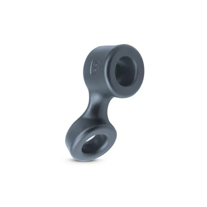 Pierścień na penisa i napinacz jąder Boners - Szary, elastyczny TPE, wodoodporny