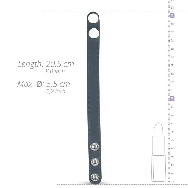 Regulowany pierścień na penisa Boners Cock Strap - Medyczny silikon S/M