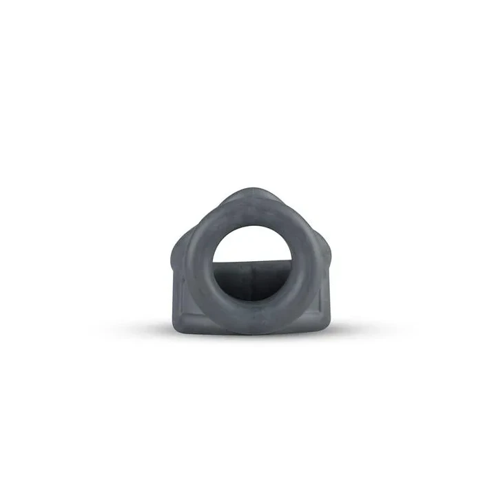 Erotyczna zabawka męska: Płynny silikonowy Ballstretcher 2 w 1 z regulowanymi pierścieniami