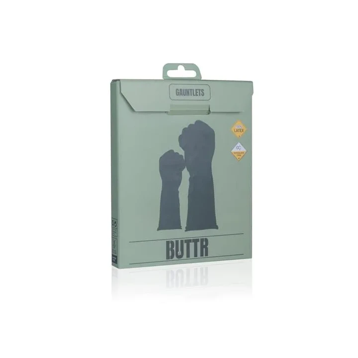 Rękawiczki lateksowe do fisting, elastyczne gauntlets, czarne, komfortowe i wodoodporne