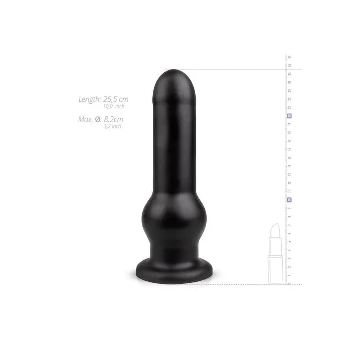 Dildo taktyczny silikonowy, średnica 5-8,2 cm, długość 25,5 cm, wodoodporny, elastyczny
