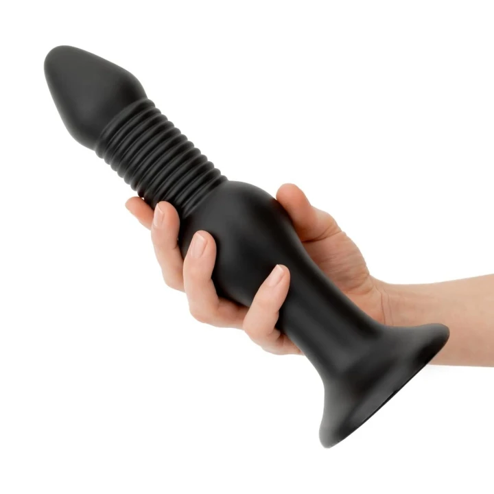 Dildo analne o dużych rozmiarach, żebrowane, 25 cm - Explosive Warhead