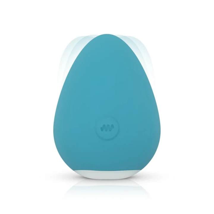 Wibrujące jajeczko intymne San Antonio — niebieskie, silikonowe, 10 ustawień wibracji