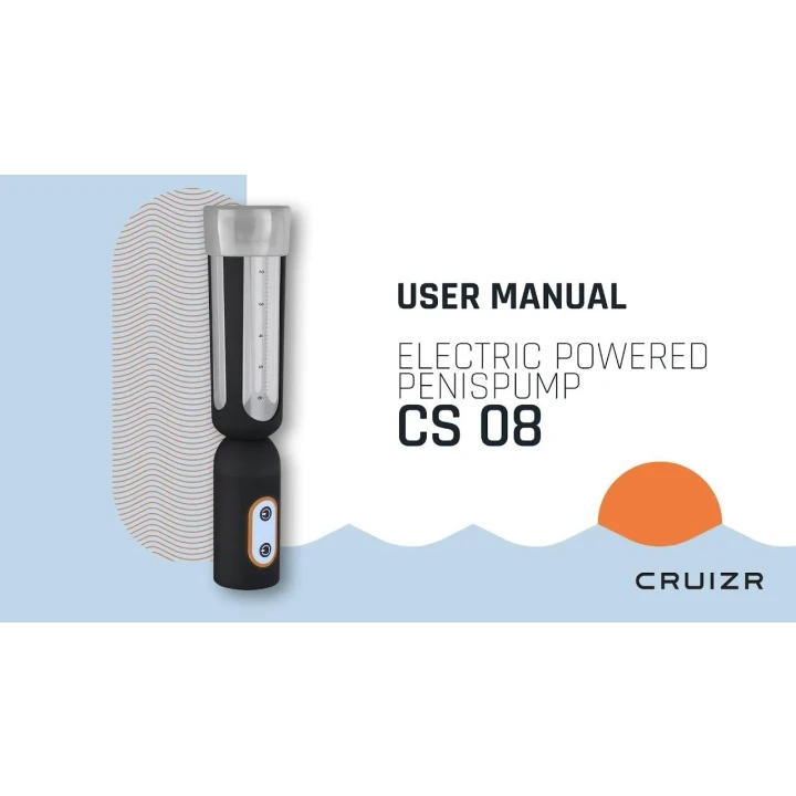Innowacyjna pompka do penisa CRUIZR CS08 z funkcją ssania i ładowaniem USB
