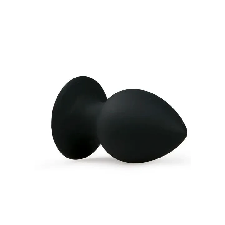 Silikonowy korek analny średni z przyssawką, gładki, intensywne doznania, wodoodporny