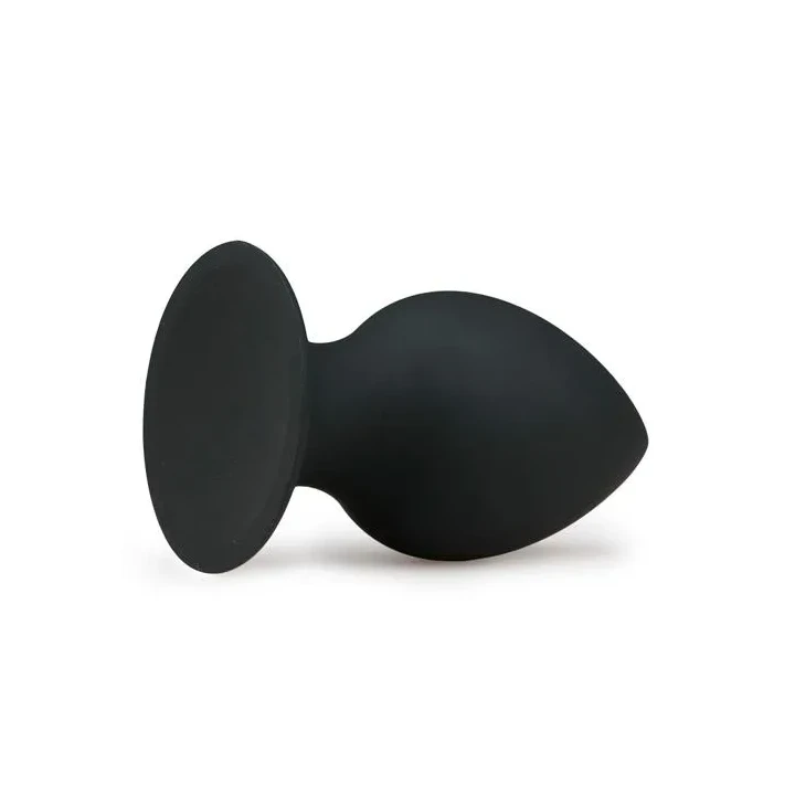 Silikonowy korek analny średni z przyssawką, gładki, intensywne doznania, wodoodporny