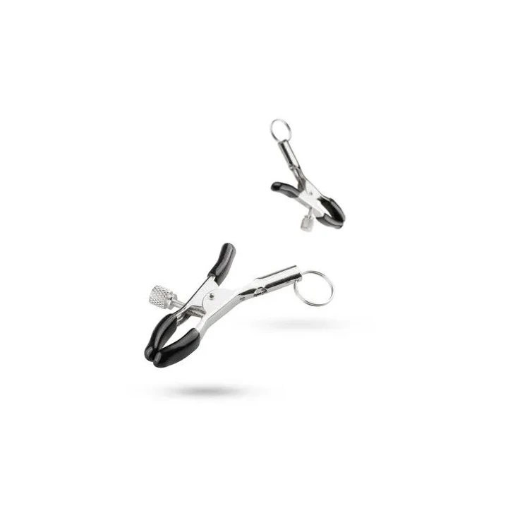 Zaciski stymulujące sutki z regulacją ciśnienia i pierścieniem mocującym