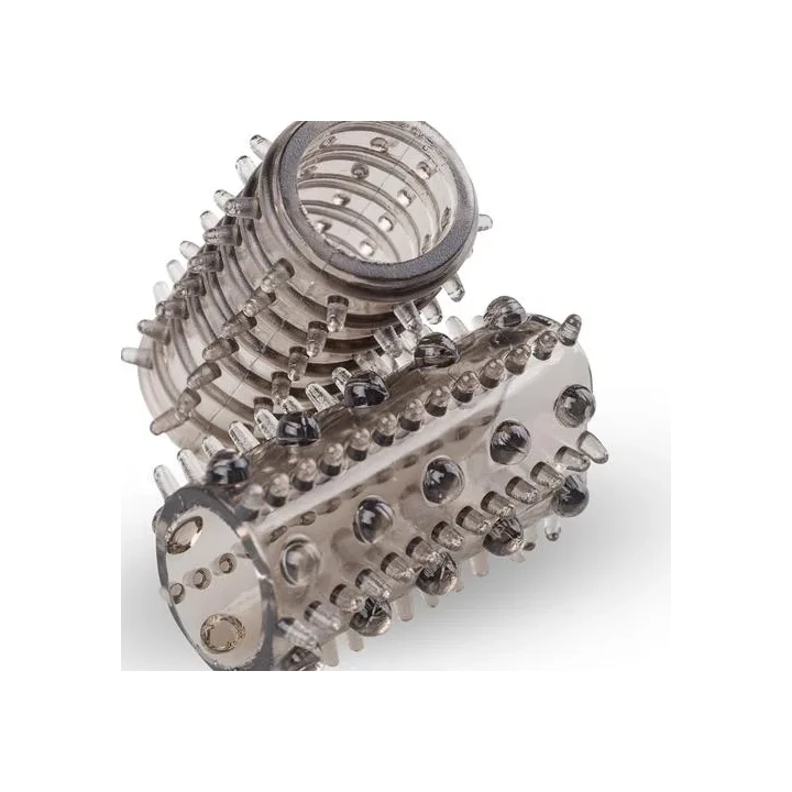 Zestaw rękawów stymulacyjnych na penisa - 6 unikalnych tekstur, elastyczny materiał TPE