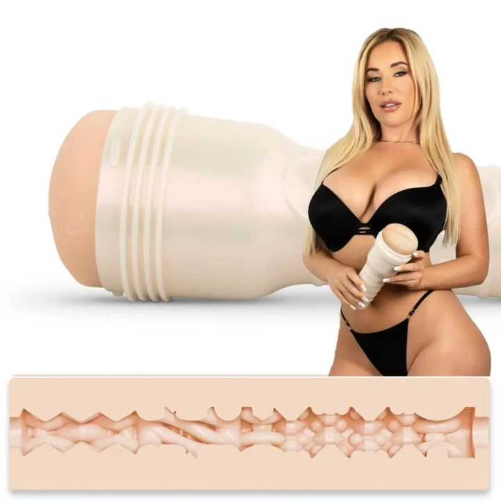 Masturbator męski Fleshlight Girls - Savannah Bond, SuperSkin, wodoodporny, 25 cm