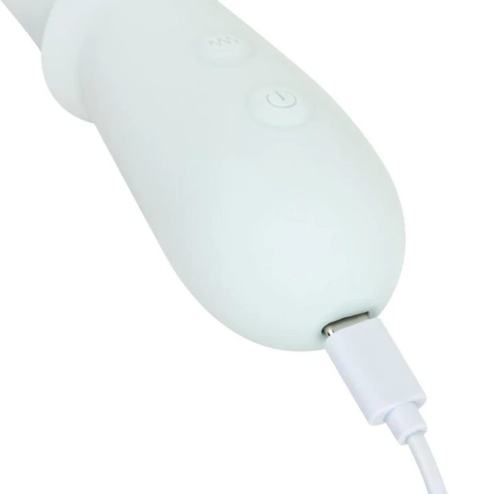 Wibrator trójfunkcyjny do stymulacji punktu G, łechtaczki i odbytu, niebieski