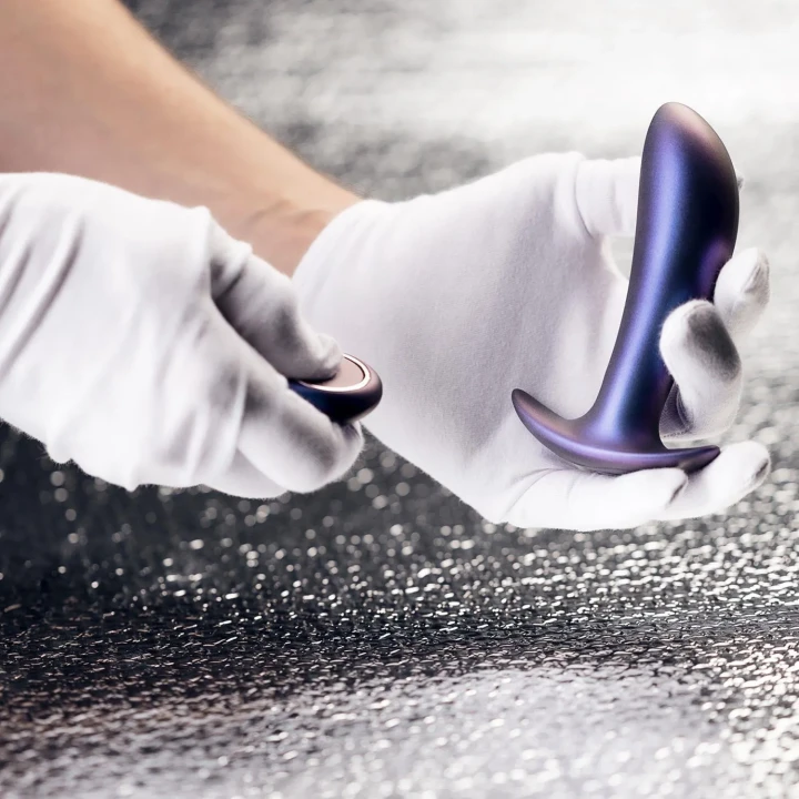 Wibrator analny Hueman - Uranus z 10 trybami wibracji, silikonowy, wodoodporny