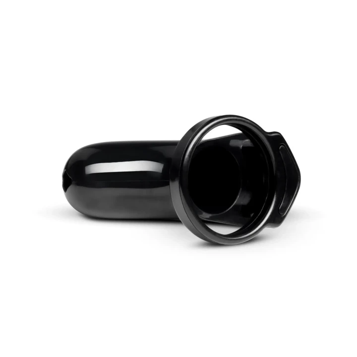 Klatka cnoty Lockdown - Średnia, z pięcioma pierścieniami i metalową kłódką