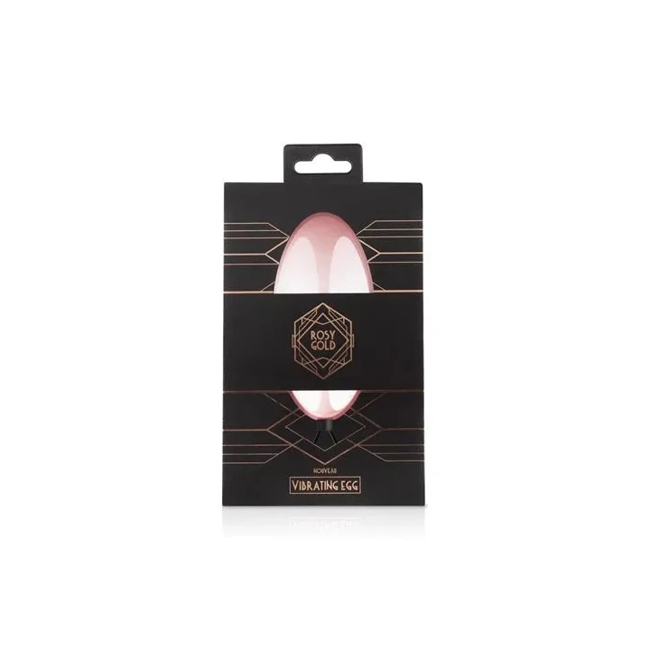 Wibrujące Jajko Stymulujące z Zdalnym Sterowaniem w Odcieniu Różowego Złota