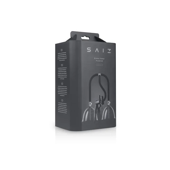 Laktator do powiększania biustu SAIZ Premium - Ergonomiczny, przezroczysty, silikonowy