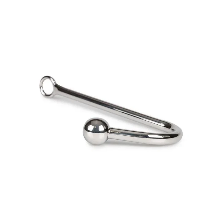 Hak analny do bondage z kulą - stal nierdzewna, ergonomiczny, dla początkujących i ekspertów