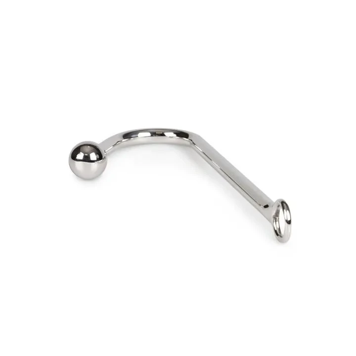 Hak analny do bondage z kulą - stal nierdzewna, ergonomiczny, dla początkujących i ekspertów