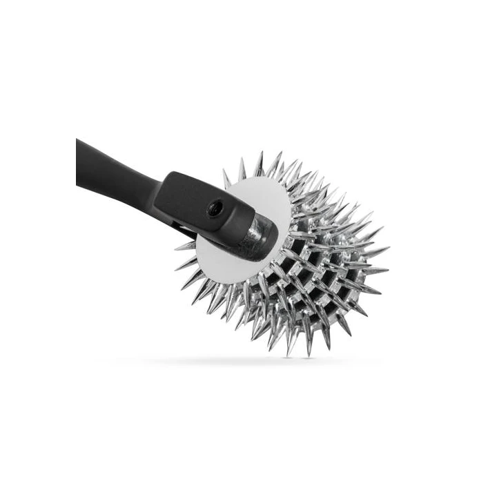 Wiatraczek stymulujący 5-kółek - Czarny, stal nierdzewna, wodoodporny, unisex