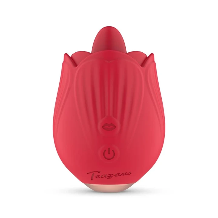 Teazers Rose Vibrator - Licking and Vibrating
