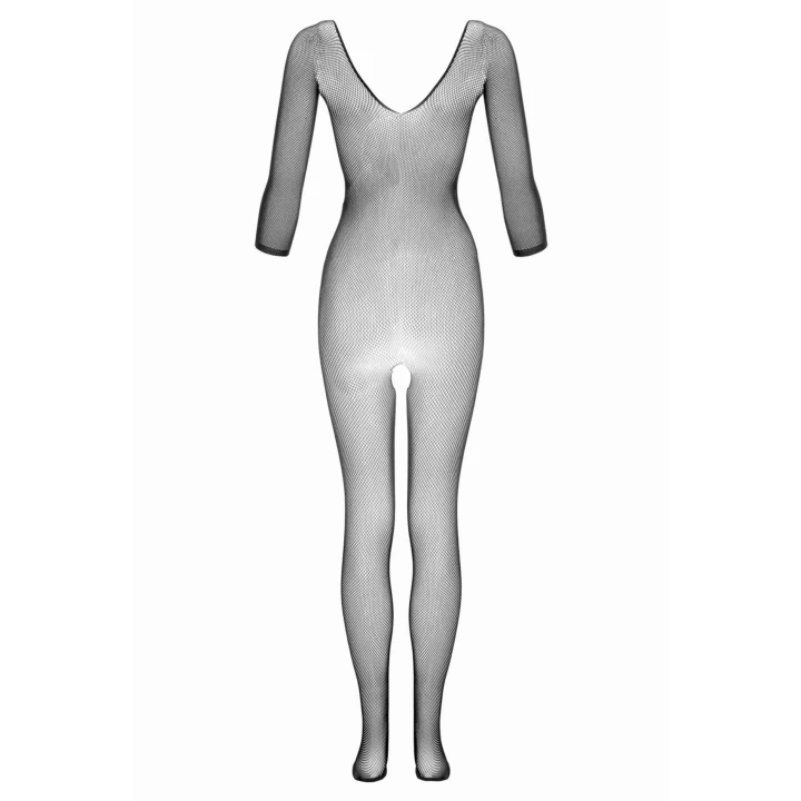 Catsuit damski Vaera - elegancki czarny strój podkreślający sylwetkę i styl