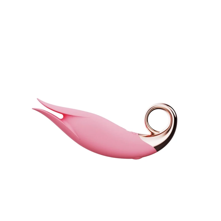 Stymulator łechtaczkowy z wibracją i unikalnym designem - Flirting Tongue Licking