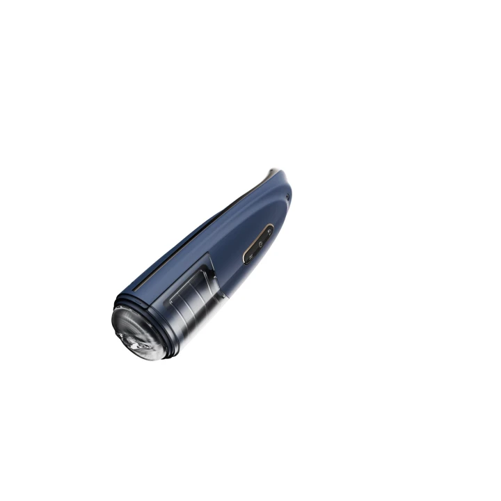 Automatyczny masturbator męski z rotacją i masażem, 6 trybów, wodoszczelny, niebieski