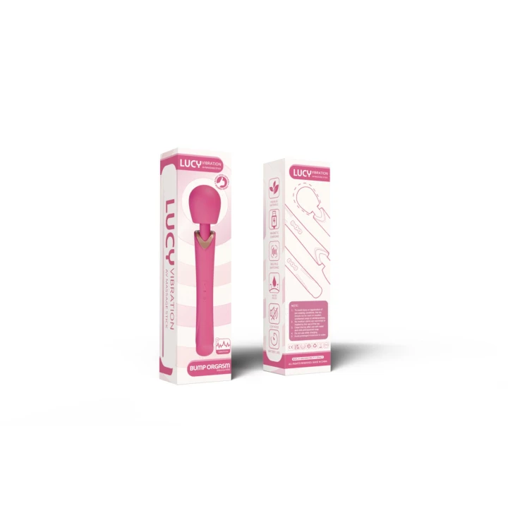 Masażer osobisty Perfect Wand Pink, silikon, 10 trybów, wodoodporny, ergonomiczny 30 cm