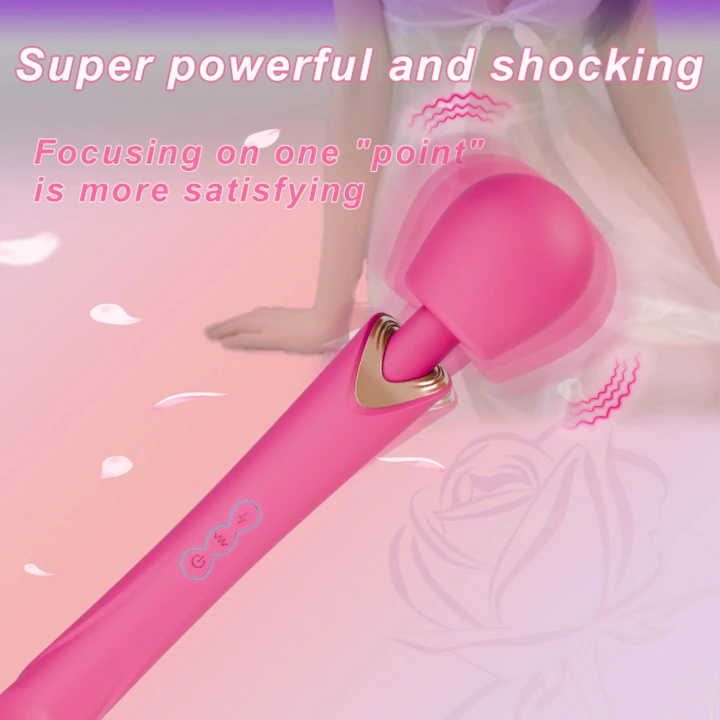 Masażer osobisty Perfect Wand Pink, silikon, 10 trybów, wodoodporny, ergonomiczny 30 cm