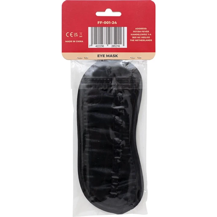 Elegancka Maska na Oczy Fetish Fever w Wzór Panterki dla Zmysłowych Doznań