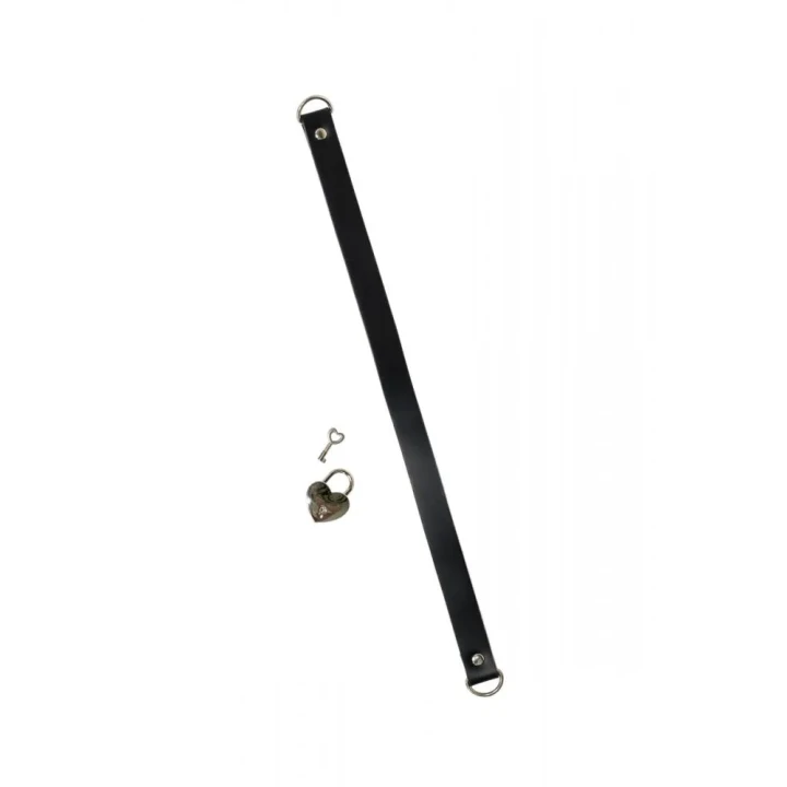 Kołnierz PVC z regulowanym rozmiarem, wodoodporny, czarny - The Collar Party Hard Utopia