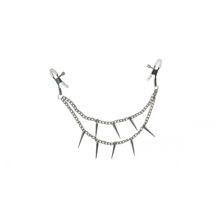 Kolczaste opaski na sutki Clams Party Hard - akcesoria do BDSM i gry wstępnej