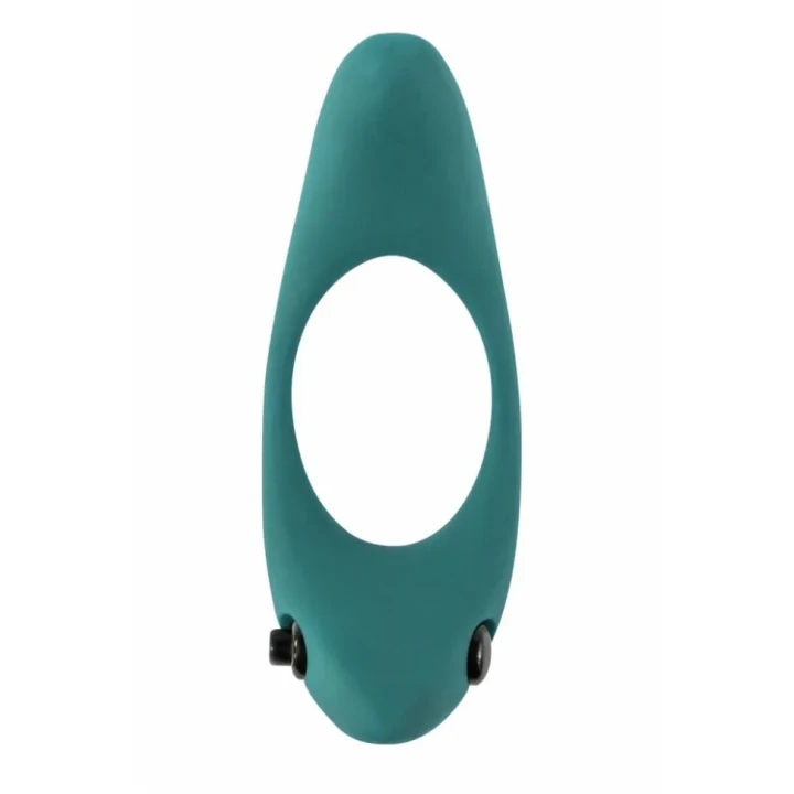 Wibrator o ringowym kształcie, stymulator dla par, zielony, elastyczny, hipoalergiczny