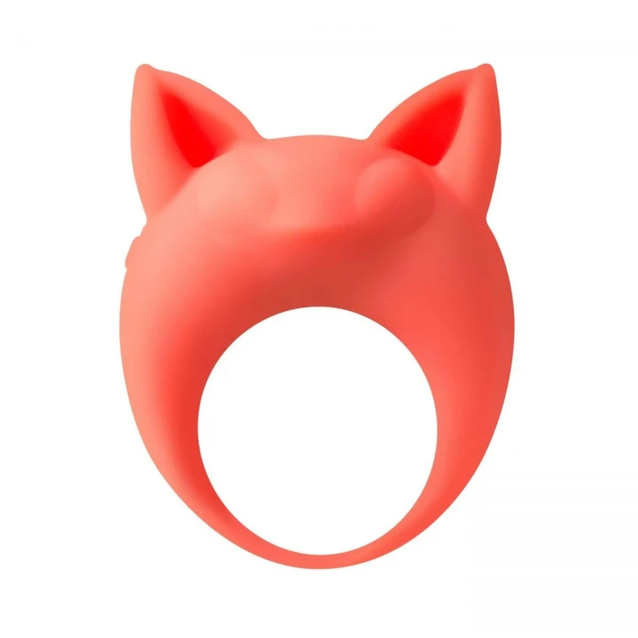 Kulisty pierścień wibracyjny do stymulacji dla par, MiMi Animals Lemur Remi, pomarańczowy