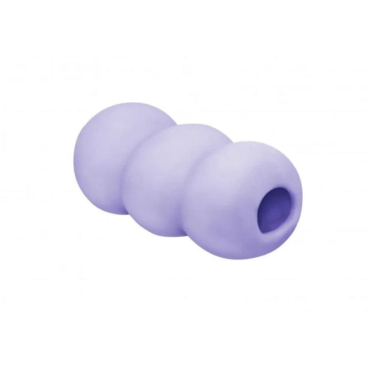 Masturbator dwustronny TPE w kształcie marshmallow - Sweety Lavander, 8 cm