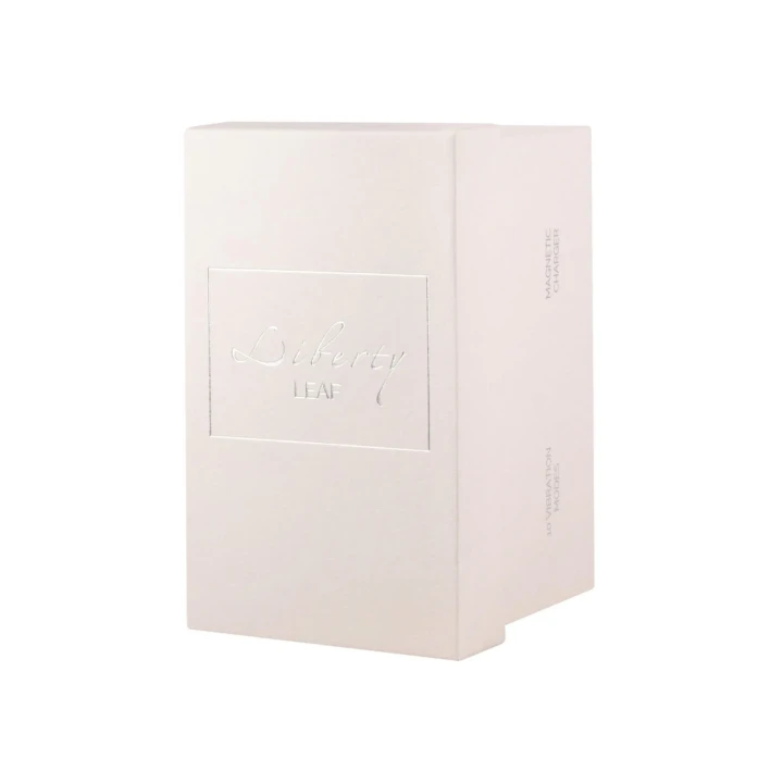 Wibracyjny naszyjnik intymny w kształcie liścia Liberty w kolorze czarnym