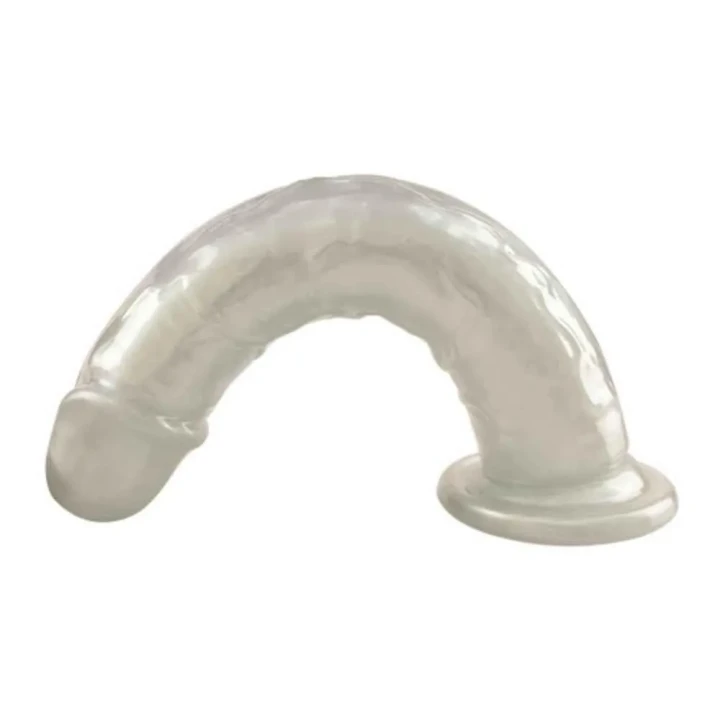 Dildo perłowe o realistycznym designie, South Sea Pearl White, 20 cm, z przyssawką