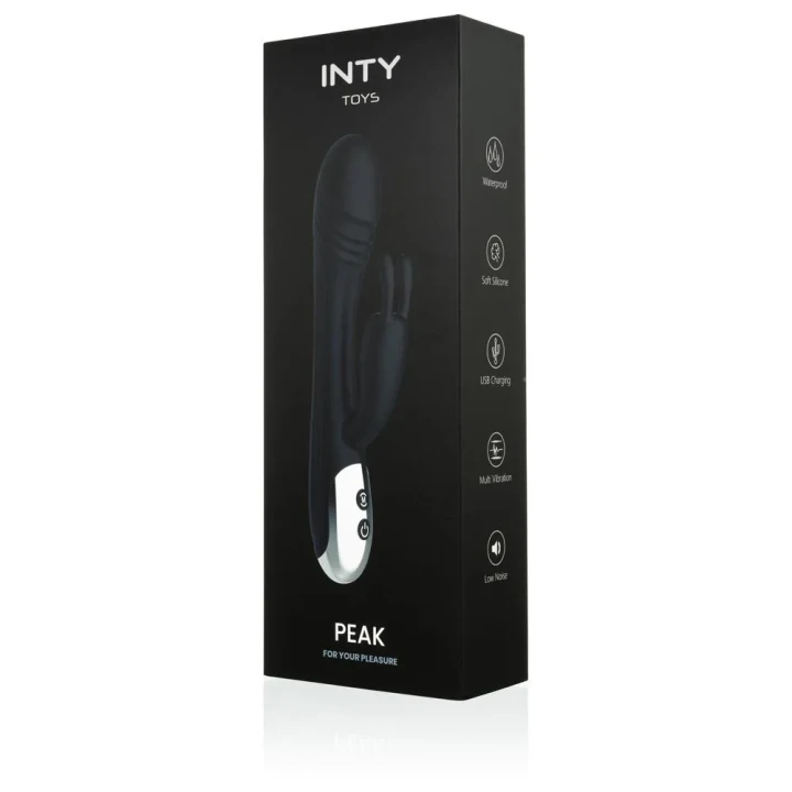 Wibrator intymny INTY Toys - Peak, 7 trybów wibracji, wodoodporny, silikonowy