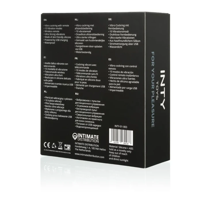 Wibrator z 10 trybami wibracji, wodoodporny, ładowany przez USB – INTY Toys Crave