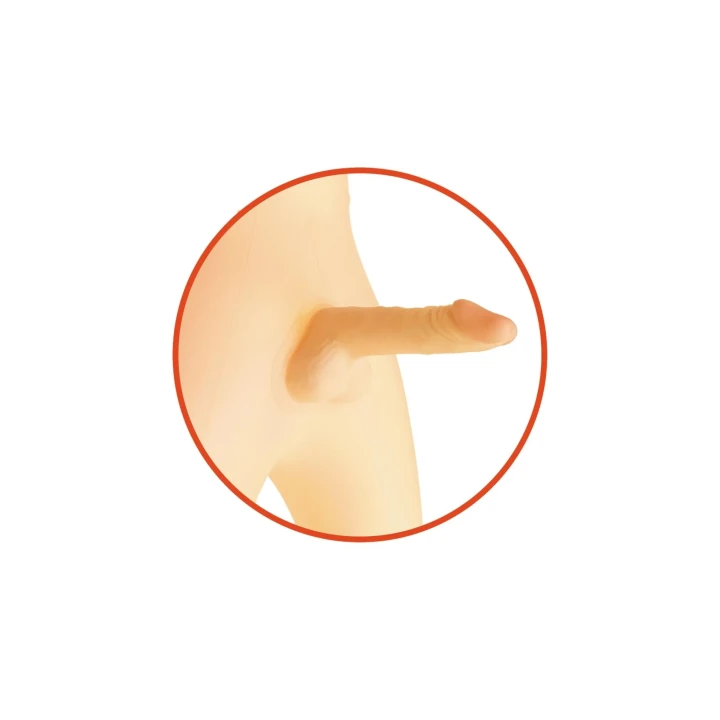 Lalka erotyczna męska 3D DENNIS z wibracjami i ruchomymi ramionami 160 cm