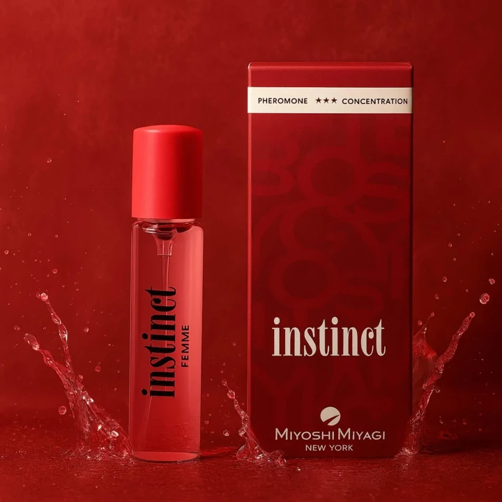 Perfumy z feromonami Miyoshi Miyagi INSTINCT 15ml dla kobiet - Intuicja i uwodzenie