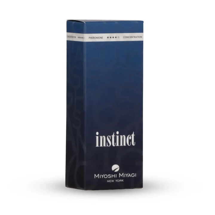 Perfumy męskie z feromonami Miyoshi Miyagi INSTINCT 15ml - zmysłowy zapach przyciągający uwagę