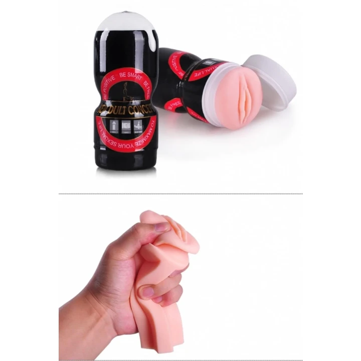 Masturbator do użytku osobistego, Cup Vagina 04, wodoodporny, TPE, 16 cm długości