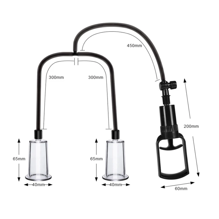 Pompki do intymnej stymulacji dla kobiet - Zestaw PASSION z przyssawkami