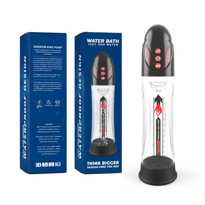 Wodoodporna pompka automatyczna PASSION PUMP, premium, akumulatorowa, 8 trybów pracy